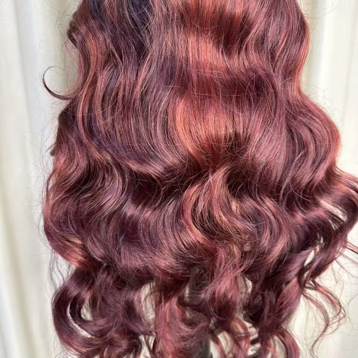 Hair By Zuba - Loose Body Wave Wig Burgundy